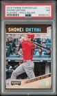 2019 Panini Chronicles Shohei Ohtani Playoff Holo Silver 17/25 #12 PSA 7
