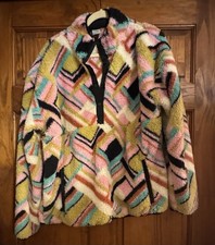 Hurley Women's Soft Midweight Snap Plush Pullover Size XL. Pre-owned