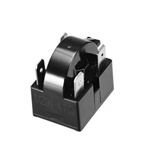 4.7 Ohm 4 Pin Refrigerator Start Relay for Compressor Black