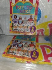 Potato Sack Race Bags - Party Hop Game   Set of 6   Kids Outdoor Carnival Games