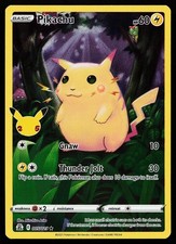 Carta Pokemon Pikachu 005/025 Holo rara celebrazioni