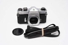 Pentax Spotmatic SP 1000 35mm SLR w/ cap, strap, new seals FOR PARTS/REPAIR