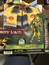 Halloween Costume Boys Transformer Bumblebee Small 6-7 New
