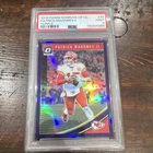 2018 Panini Donruss Optic Patrick Mahomes II #49 Purple Prizm /50 PSA 9 Chiefs