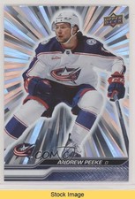 2023-24 Upper Deck Series 1 Outburst Silver Andrew Peeke #51 READ 18fy