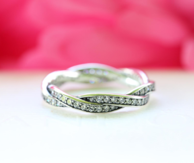 Pandora Lace Botanique Ring Authentic PANDORA Sparkling