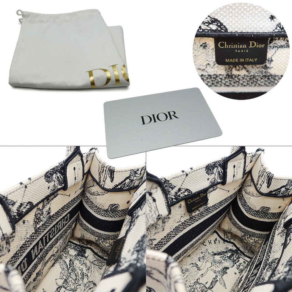 Christian Dior Tote Bag Small M1265Zrhz M941 Toile De Jouy