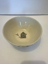 THOMSON POTTERY  6" SOUP BOWL  Birdhouse Ivy &  Heart