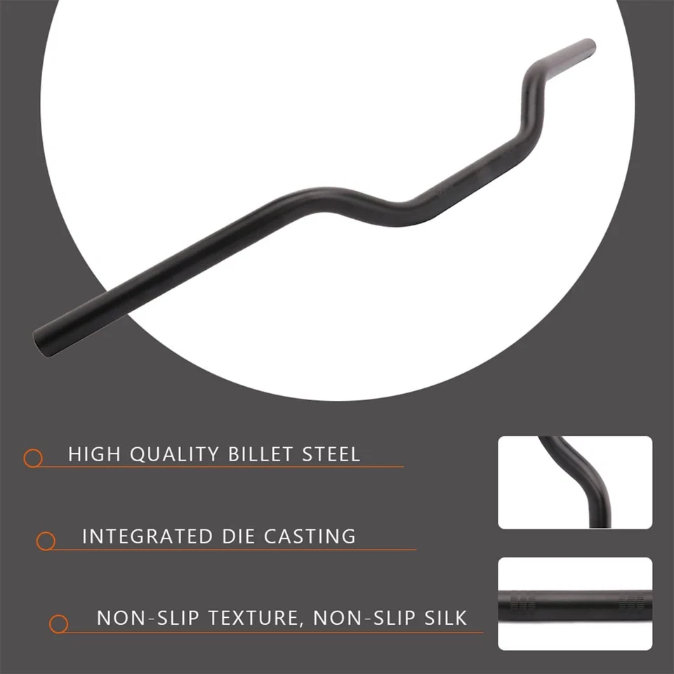 Motorcycle Handlebar 7/8" Handle Bars For Honda CB 250 450 650 700 750 Nighthawk - Image 3 of 4