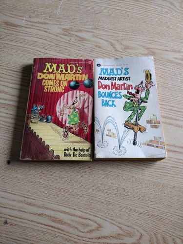MAD'S Don Martin Comes on Strong - First Printing Plus BOUNCES BACK 2 bks - Picture 6 of 8