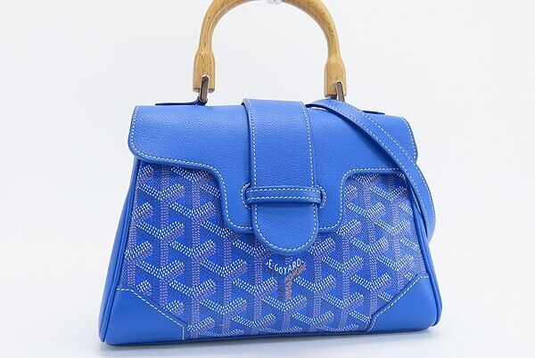 GOYARD Saigon Mini Soft Shoulder Bag Sky Blue GOYARD Saigon Mini Soft Shoulder Bag Sky Blue