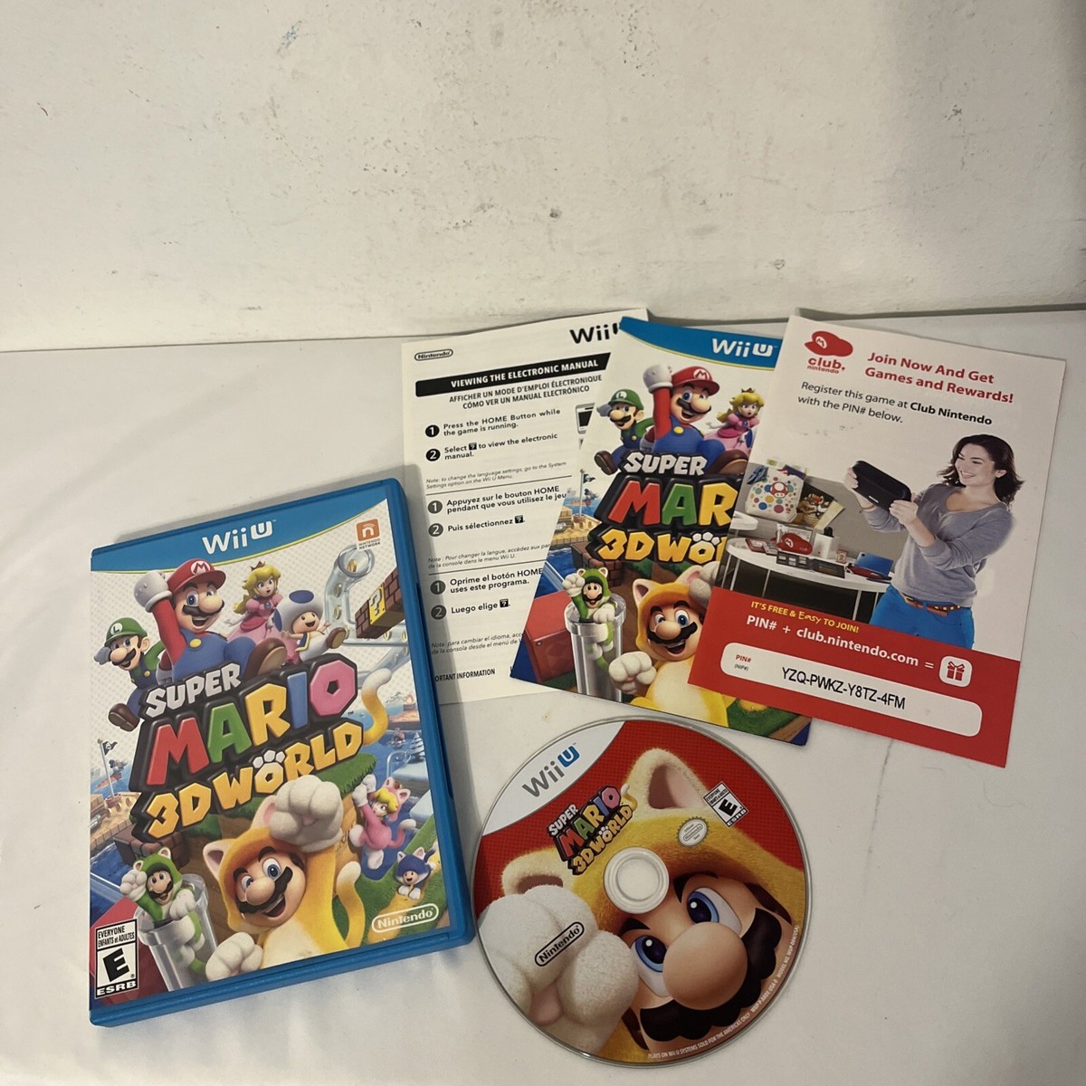 Super Mario 3D World (Wii U, 2013) Video Game 45496903213| eBay