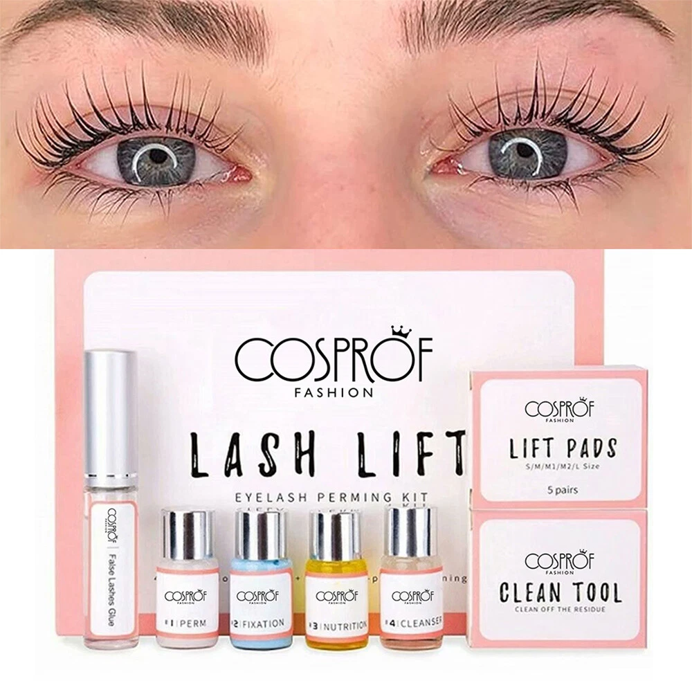 Cosprof Eyelash Perming Kit Makeup Lash Lift Extensions Lash Curling  Naturfal