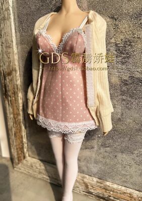 1/6 Female Camisole Nightgown Model Fits 12  ph Tbl Action Figure Body Toys