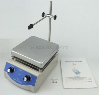 Digital Lab Mixer Magnetic Stirrer Lab Hot Plate SH-3 17*17CM 220V ft