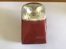 ancienne petite lampe de poche mazda Rouge/ tôle
