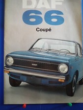 DAF 66 Coupé  brochure CATALOGUE original FRANCAIS 12p FORMAT A4