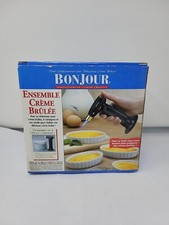 New BonJour Creme Brulee 5 Piece Set Torch & 4 Ramekins  TAKE A LOOK NOW --82-B