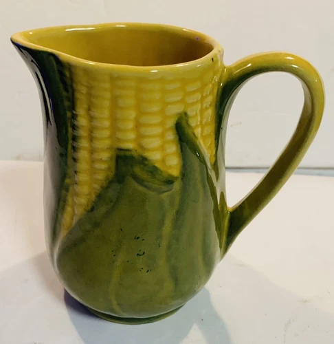 Vtg SHAWNEE Pottery Corn King Creamer #70 USA Farmhouse Country Decoration
