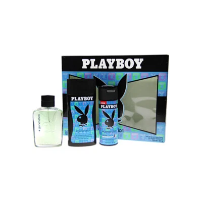 Playboy Generation Profumo Uomo Edt 100Ml Shower Gel 250Ml Deo Spray 150M