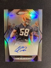 CARL LAWSON 2017 PANINI PRIZM ROOKIE SILVER AUTO #RA-CL