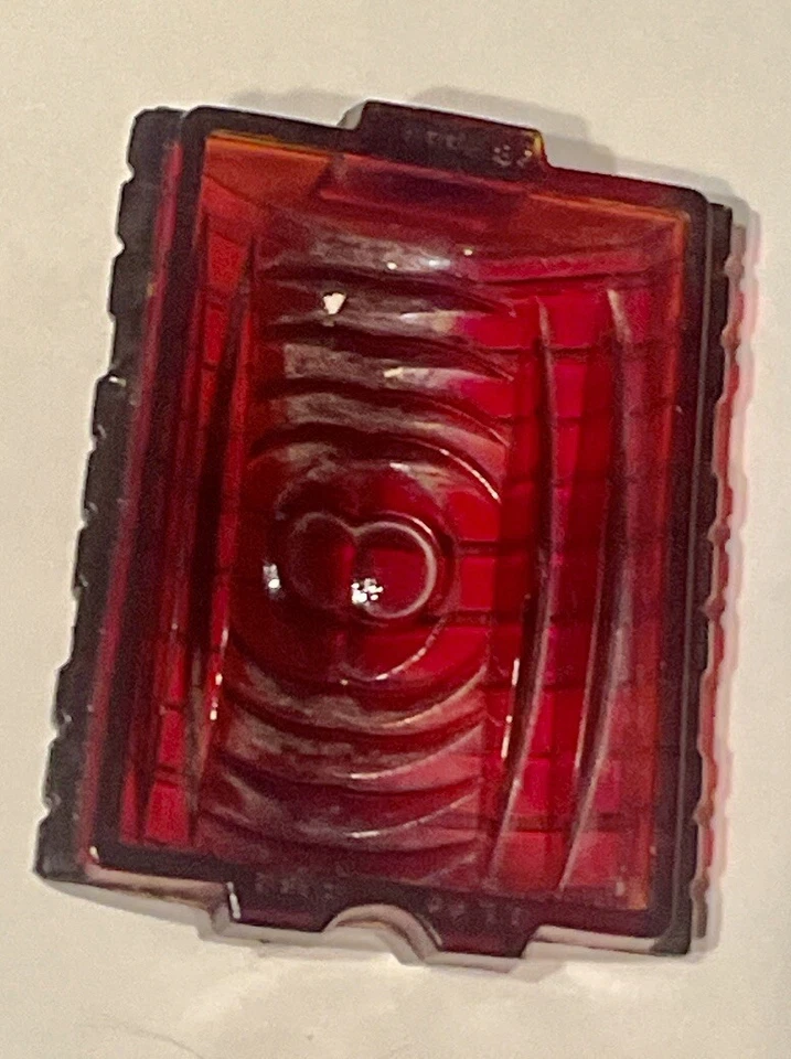 Nuevo de Lote Antiguo 1940 Chrysler Lámpara Trasera Lente Saratoga New Yorker Traveler Windsor MoPar Fabricante de Equipo Original Foto 4 de 4