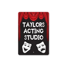 Kid Acting Studio Metal Sign