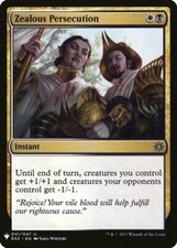 MTG-4x-Near Mint, English-Zealous Persecution-Mystery Booster