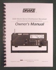 Drake SW-8 Instruction Manual - Premium Card Stock Covers 28lb Paper