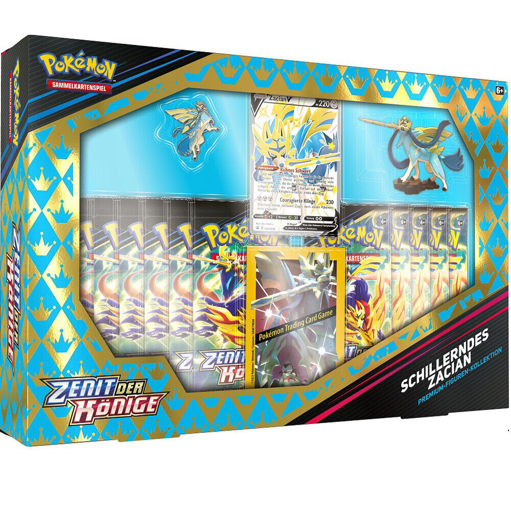 Pokemon - Zenit Der Könige | Zamazenta / Zacian | Premium Figuren