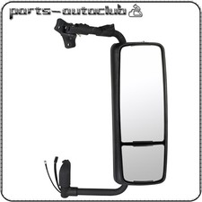 Truck Mirror Complete Door Black Passenger Side For 2004-2017 Volvo Vnl