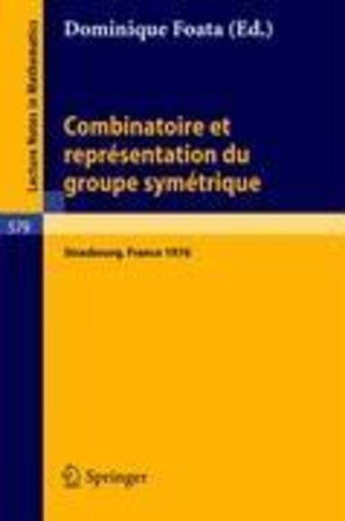Thumbnail - D. Foata | Combinatoire Et Representation Du Groupe Symetrique |