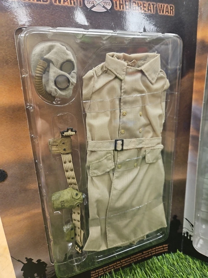 Bayonetas y alambre de púas Sideshow Collectibles de oficial de infantería de Estados Unidos serie 8 AEF Foto 2 de 4