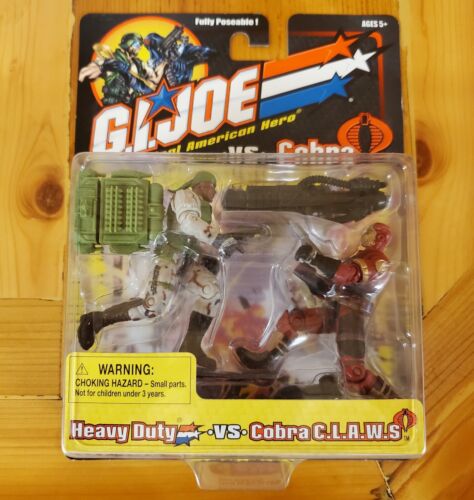 GI JOE vs COBRA Terrorist Variant! HEAVY DUTY vs COBRA CLAWS NIP! Hasbro  - Picture 1 of 3