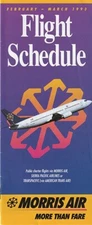 Morris Air timetable 1993/FEB