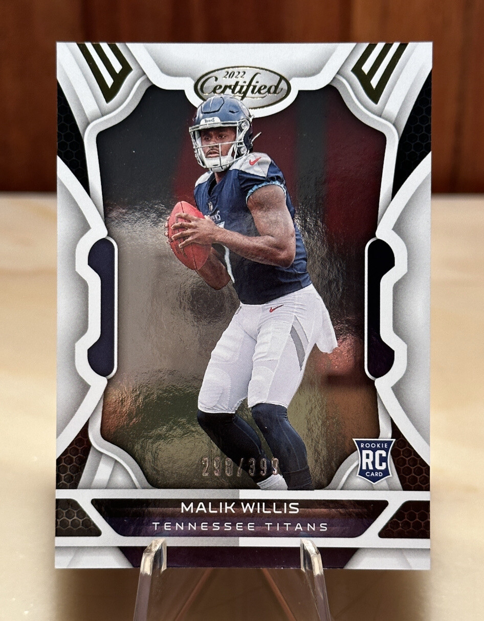 2022 Panini Certified Malik Willis Rookie Foil /399 RC Titans #103