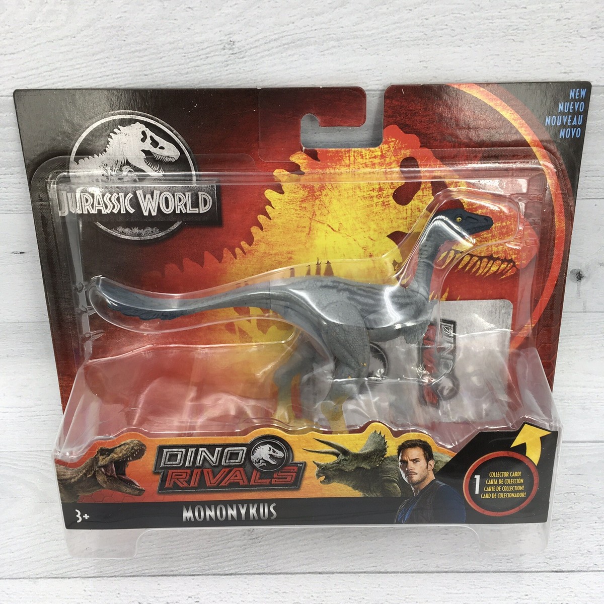 2019 Jurassic World Attack Pack Dino Rivals Mononykus GFG59 Dinosaur Toy