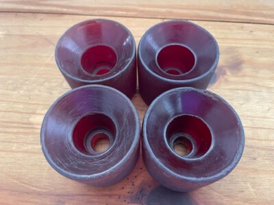Vintage 70's Sims Pure Juice Competition Skateboard Wheels set of