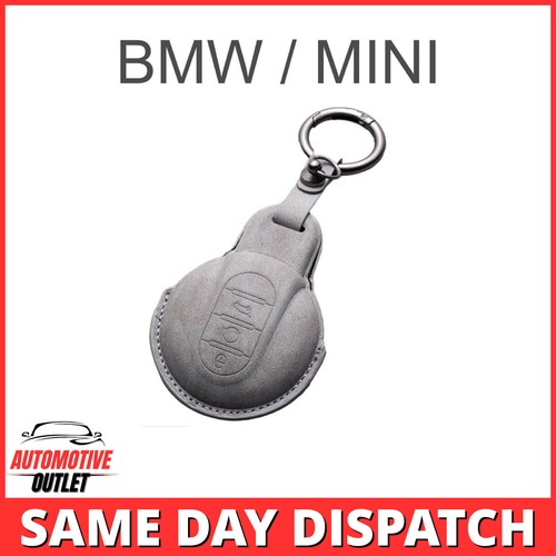 LEATHER KEY COVER CASE FOR BMW MINI COOPER S ONE JCW F54 F55 F56 F57 F60 CLUBMAN