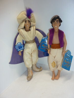Vintage Applause Disney Classic Prince Aladdin  2 Doll 10''