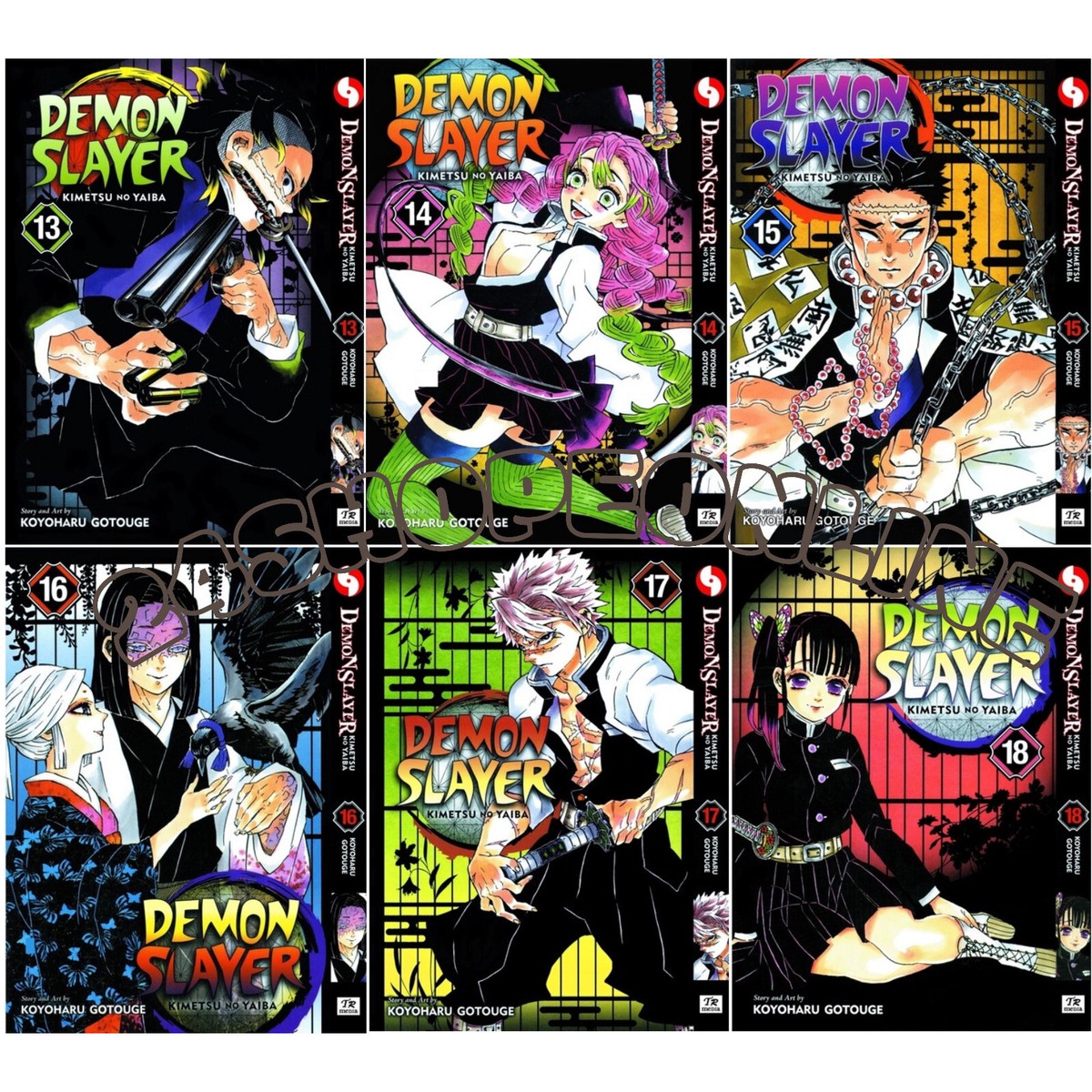 Demon Slayer Kimetsu No Yaiba Manga Volume 1-23 Full Set Comic Demon Slayer Kimetsu No Yaiba Manga Volume 1-23 Full Set Comic