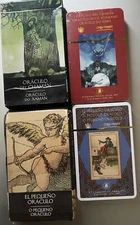 ORBIS FABBRI LOT 2 SEALED TAROT CARDS DECKS CHAMANIC XAMAN SHAMAN & SMALL ORACLE