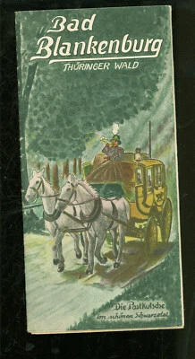 Bad Blankenburg Thüringer Wald um 1950 - Bild 1 von 4