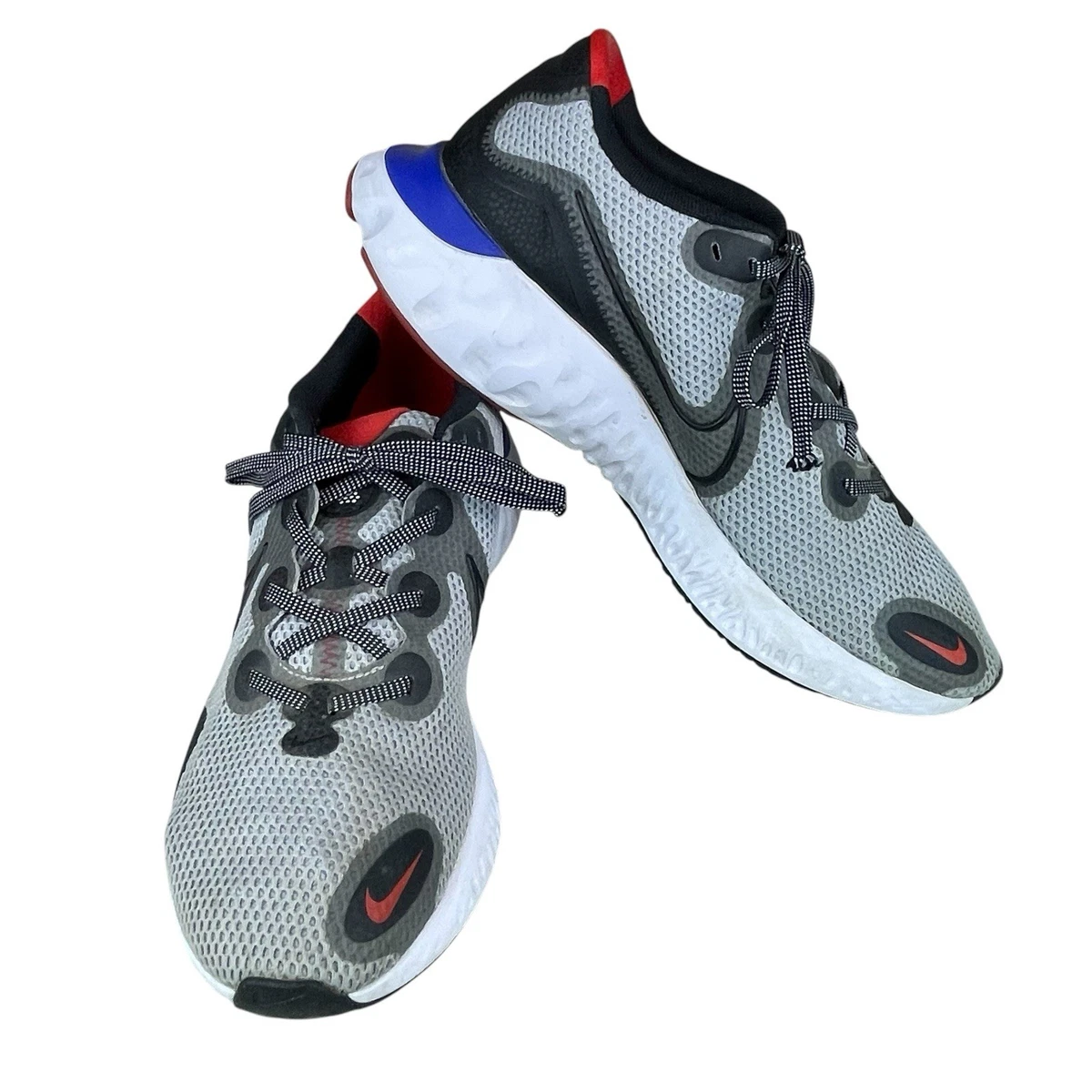 ナイキ メンズ インフィニティ Nike Renew Run ランニングシューズ Grey Fog/Racer Blue/Chile Red/Black Nike Renew Run Grey Blue Red for Sale | Authenticity Guaranteed | eBay