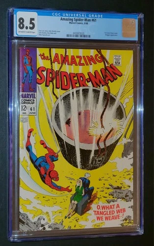 Amazing Spider-Man #61 CGC 8.5 OW/WP  Marvel Comics 6/68 - 1st Gwen Stacy cover