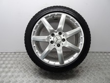 MERCEDES C CLASS W203 17 INCH REAR ALLOY WHEEL &GOOD TYRE 225/45R17 A2034012402