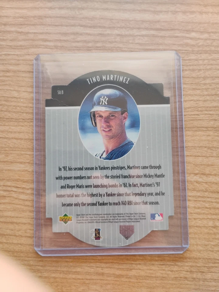 1997 Upper Deck - Star Attractions Tino Martinez #SA8 - Image 2 of 2