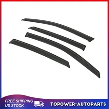 Window Visor Vent Rain Shades Guards Deflectors For 16-19 Honda Civic Sedan