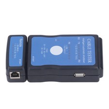 Network Cable Tester ABS Shell Multifunctional Ethernet Cable Tester Handheld