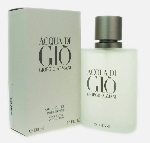 Aqua Di Gio de Giorgio Armani colonia para hombre EDT Spray 3.4 oz Nuevo y sellado 2